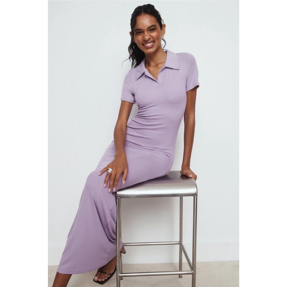 Prosper Button Maxi Polo Dress